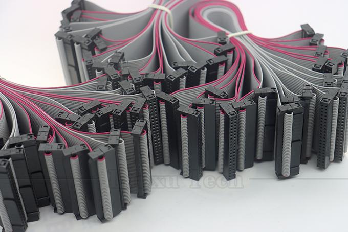 6 8 10 12 14 16 18 20 24 26 30 32 34 40 50 60 64 PIN 1,27 mm Pitch IDC 2,54 mm 2,0 mm Conector Cable de cable de cinta plana gris 2