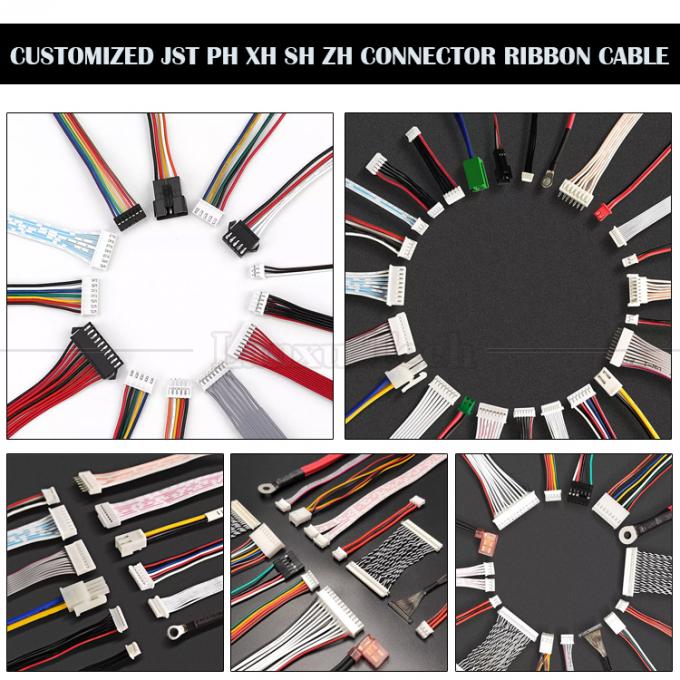 JST 2.54 2.0 1.0 personalizado Pitch Female PH XH ZH SH VH Cable de cinta plana para el panel LCD del disco duro del ordenador 0