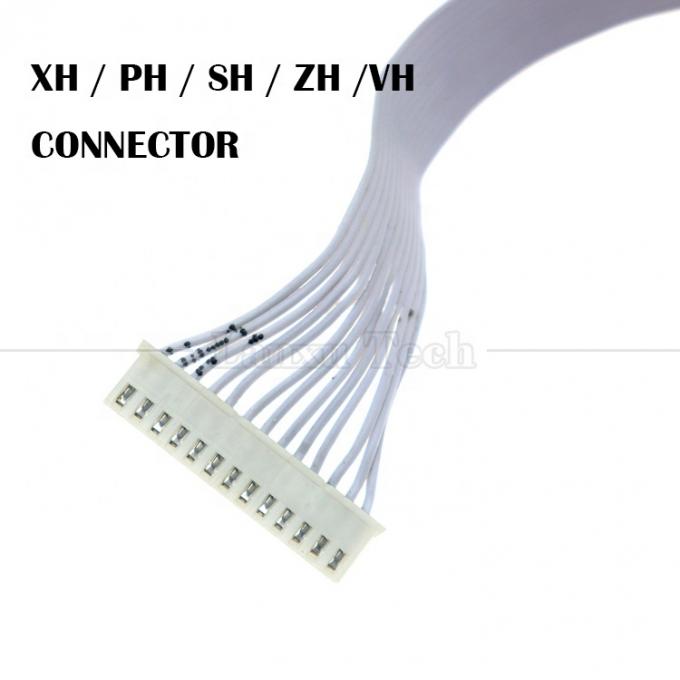 JST 2.54 2.0 1.0 personalizado Pitch Female PH XH ZH SH VH Cable de cinta plana para el panel LCD del disco duro del ordenador 2