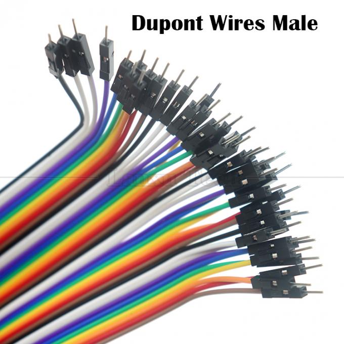 40 PIN Hombre a Hombre 2.54mm Dupont Panadería GPIO Raspberry Pi Jumper alambre 2