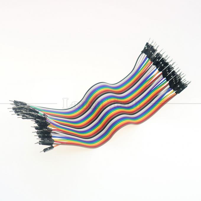 40 PIN Hombre a Hombre 2.54mm Dupont Panadería GPIO Raspberry Pi Jumper alambre 5