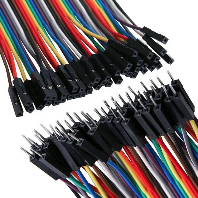 40 PIN Hombre Femenino a Hombre Hombre Dupont GPIO Cable Cable Jumper para Arduino 6