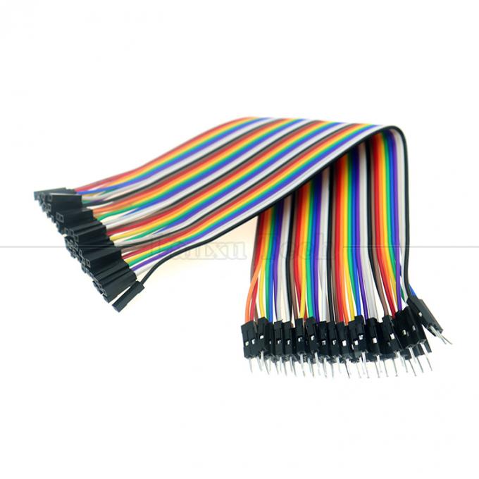 20cm 40 PIN de hombre a mujer Dupont Panadería GPIO Raspberry Pi Jumper cable de alambre 2