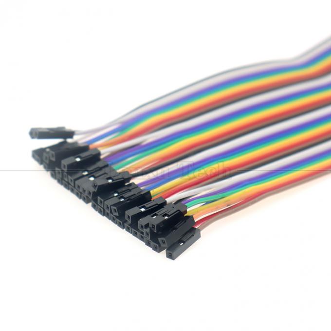20cm 40 PIN de hombre a mujer Dupont Panadería GPIO Raspberry Pi Jumper cable de alambre 3