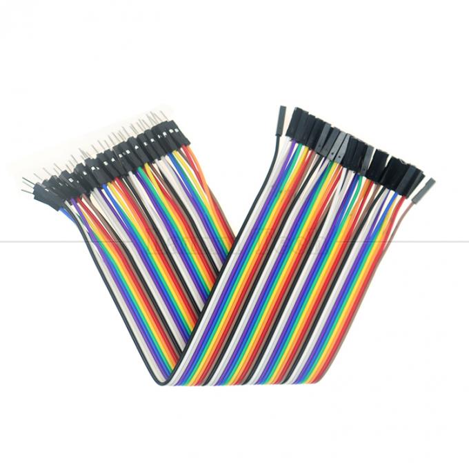 20cm 40 PIN de hombre a mujer Dupont Panadería GPIO Raspberry Pi Jumper cable de alambre 1