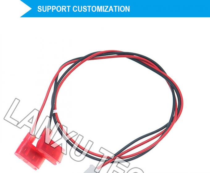 VH 2P 3.96mm Pitch a 90 grados Ángulo 6.3 Conector de espadas de ensamblaje de cable de alambre 0