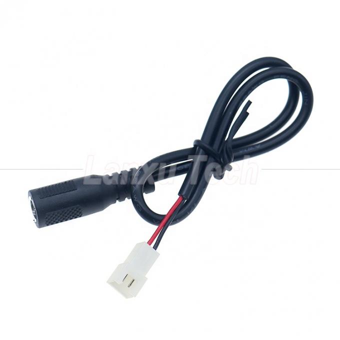 OEM Personalización DC Femenino 5.5x2.1mm Jack de barril a JST 2 PIN XH 2.54mm Pitch Cable de conector femenino 0