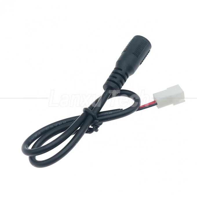 OEM Personalización DC Femenino 5.5x2.1mm Jack de barril a JST 2 PIN XH 2.54mm Pitch Cable de conector femenino 5
