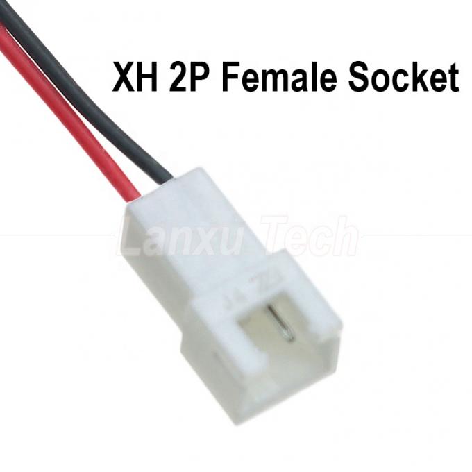 OEM Personalización DC Femenino 5.5x2.1mm Jack de barril a JST 2 PIN XH 2.54mm Pitch Cable de conector femenino 2