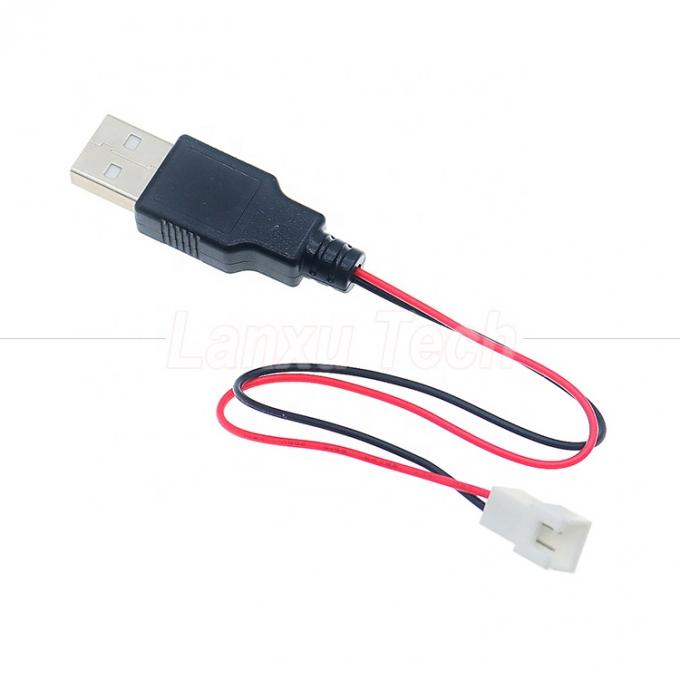 USB Tipo A Hombre a JST XH 2.54 Pitch 2 Pin Cable de conexión femenino 0