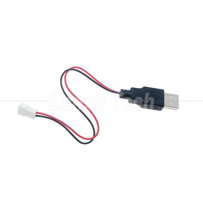 USB Tipo A Hombre a JST XH 2.54 Pitch 2 Pin Cable de conexión femenino 3