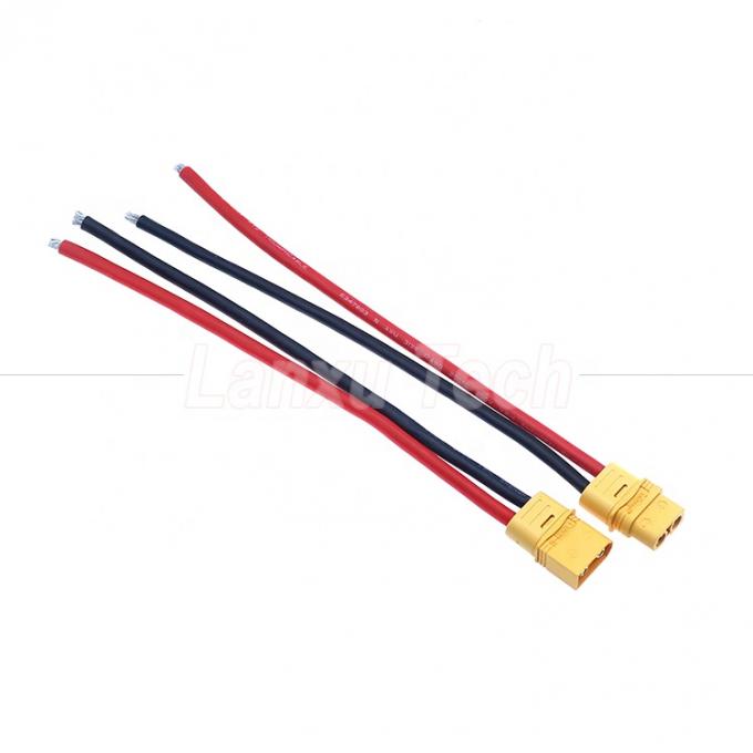 12AWG 16AWG 100mm 150mm 200mm XT30U XT60 XT60H XT90 Conector Hombre Hembra a cables desnudos Arnés de cable de extremo para la batería del motor Fpv 2
