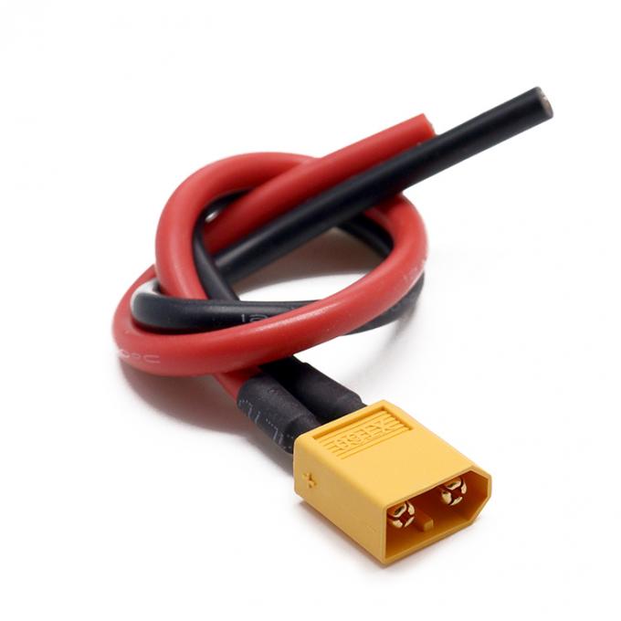 12AWG 16AWG 100mm 150mm 200mm XT30U XT60 XT60H XT90 Conector Hombre Hembra a cables desnudos Arnés de cable de extremo para la batería del motor Fpv 5