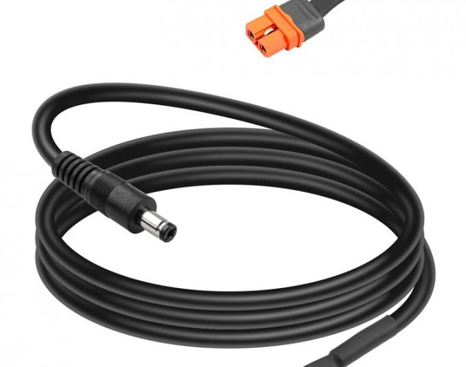 DC 5.5x2.1mm 5.5x2.5mm Plug Jack de barril masculino a XT60 Conector de baterías Cable de cable para panel solar FPV 1