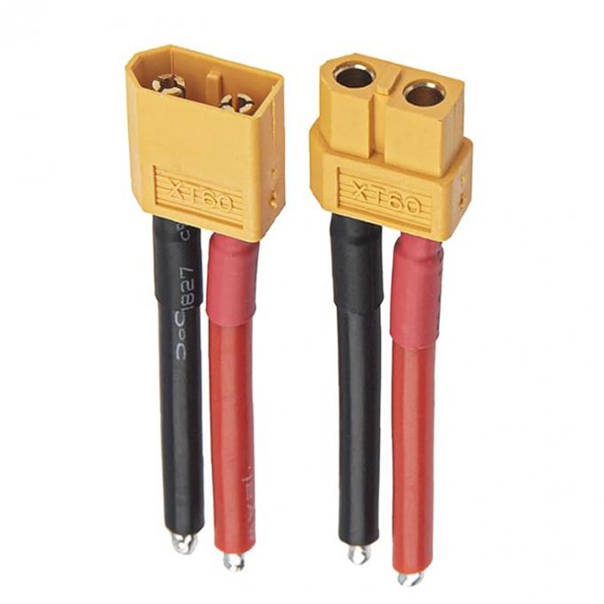 Conector de conexión de alta calidad XT60 masculino femenino 12AWG Cable de extensión de plomo de alambre de silicio para RC Lipo Batería FPV Drone de carreras 4