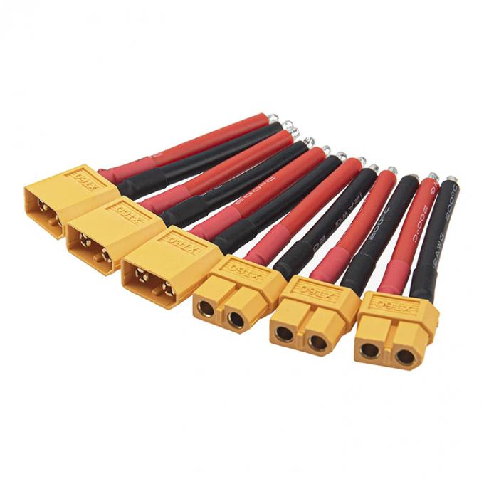 Conector de conexión de alta calidad XT60 masculino femenino 12AWG Cable de extensión de plomo de alambre de silicio para RC Lipo Batería FPV Drone de carreras 5