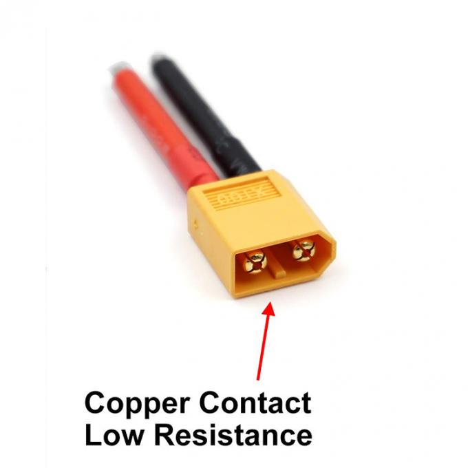Conector de conexión de alta calidad XT60 masculino femenino 12AWG Cable de extensión de plomo de alambre de silicio para RC Lipo Batería FPV Drone de carreras 3