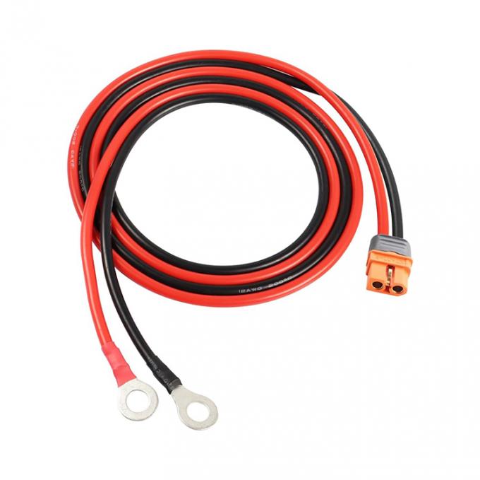 12AWG Silicon Wire XT60 XT60H Hombre Hombre Femenino a O Cable de terminal de anillo para RC Aviones Coches de juguete Lipo Batería FPV Drone de carreras 0