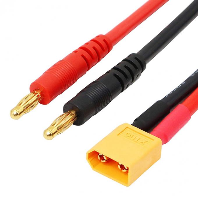 14AWG XT60 Plug masculino para conector de plátano de 4 mm Cable para carga de batería RC Lipo FPV Drone 2