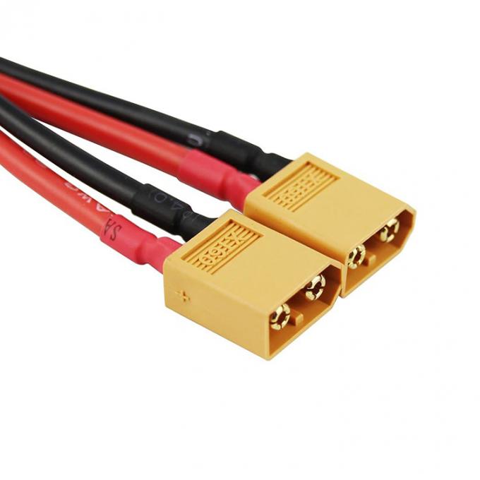 14AWG XT60 1 Cable de extensión de división Y de mujer a hombre para batería RC Lipo 3