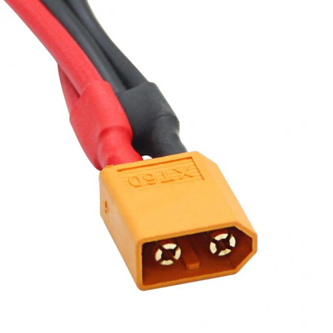 14AWG XT60 1 Hombre a 2 Mujer Y Splitter Cable de extensión para la batería RC Lipo 3