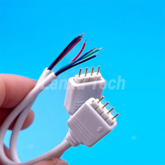 5050 LED Light Strip RGB 4 PIN Cable de conexión 0