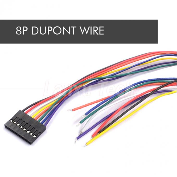 10cm 20cm 30cm 50cm 2 Pin 3 4 5 6 8 10 Pin Dupont 2.54mm Conector de cable Jumper Arnés de cable 7