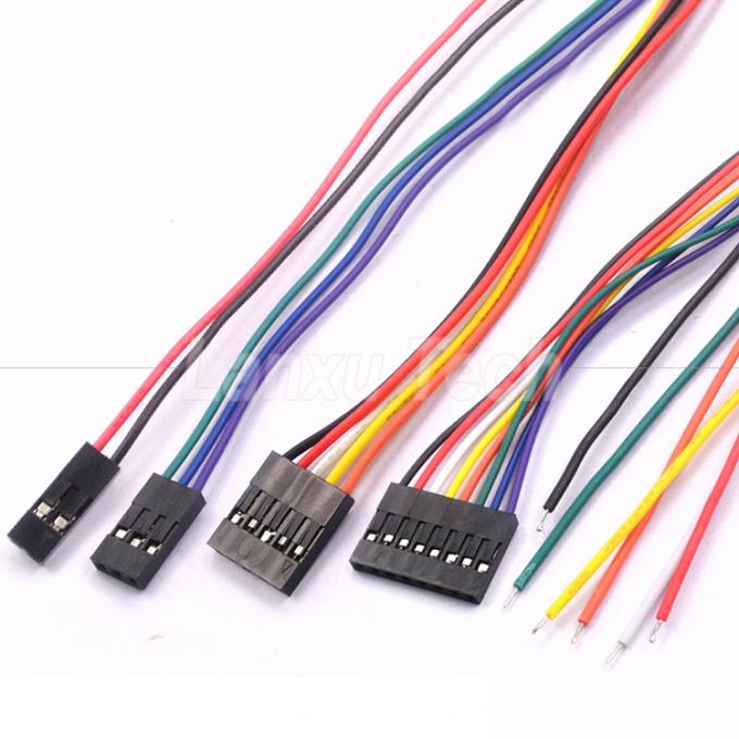 10cm 20cm 30cm 50cm 2 Pin 3 4 5 6 8 10 Pin Dupont 2.54mm Conector de cable Jumper Arnés de cable 11