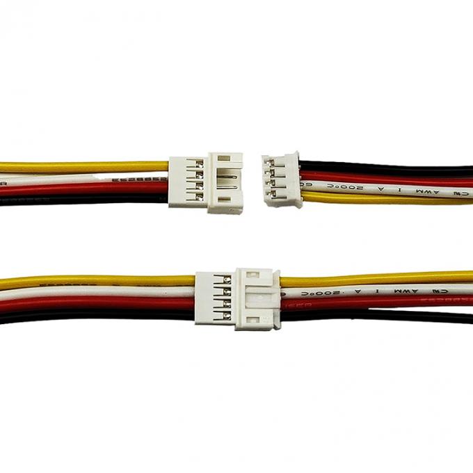 Mini JST PH 2.0 4 pines macho mujer micro conector enchufe cable de alambre para el robot de luz LED 3