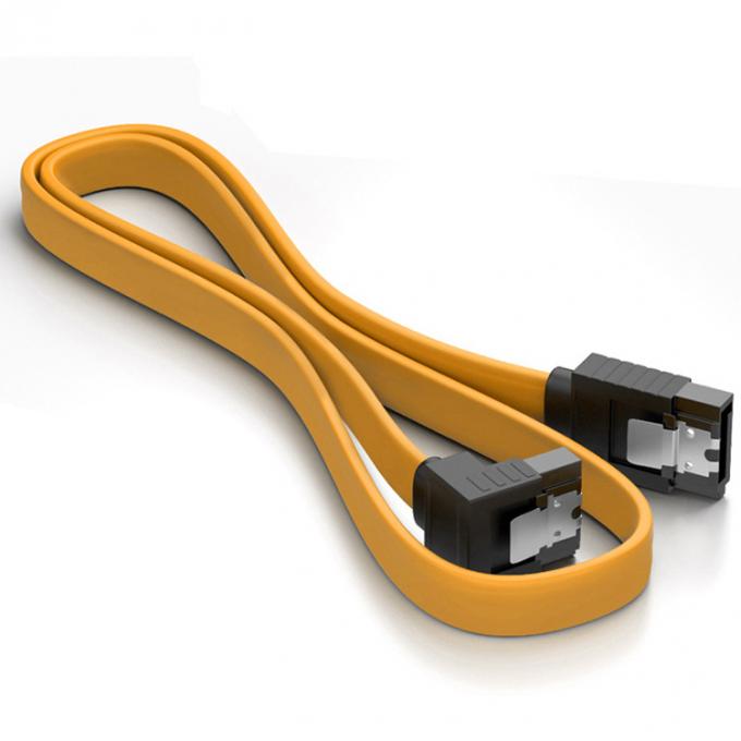 Alta velocidad 6Gbps 90 grados ángulo derecho Sata III 3.0 cable de extensión de energía para disco duro 5