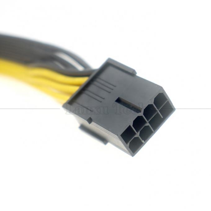 PCIe 8 pin Hombre a doble 8 pin Hombre PCI Express Graphics Tarjeta de vídeo GPU Splitter Adaptador de energía Cable 2