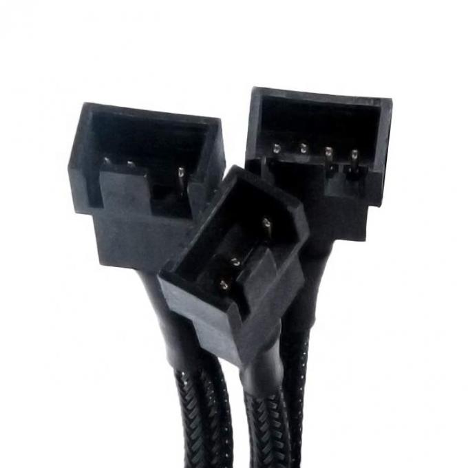 1 a 3 CPU 4 PIN Conector PC Casilla de control de temperatura Ventilador de enfriamiento Y Splitter Cable de extensión PWM 2