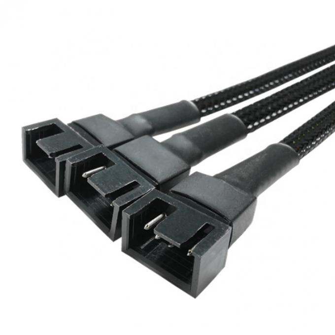 1 a 3 CPU 4 PIN Conector PC Casilla de control de temperatura Ventilador de enfriamiento Y Splitter Cable de extensión PWM 3