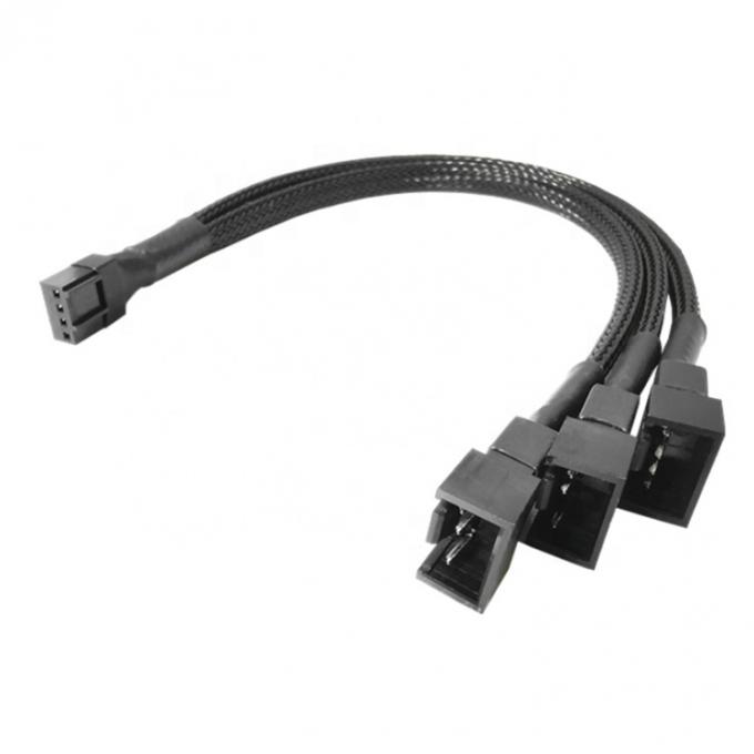 1 a 3 CPU 4 PIN Conector PC Casilla de control de temperatura Ventilador de enfriamiento Y Splitter Cable de extensión PWM 0