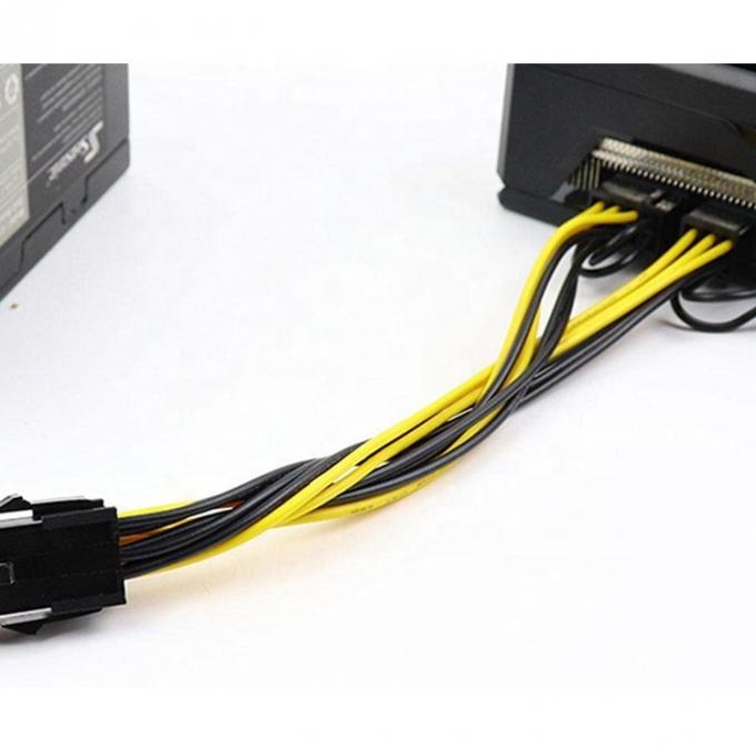 PCIe 8 Pin Hombre a doble 8 Pin Hombre PCI Express Graphics Tarjeta de vídeo GPU Splitter Adaptador de energía Cable 5