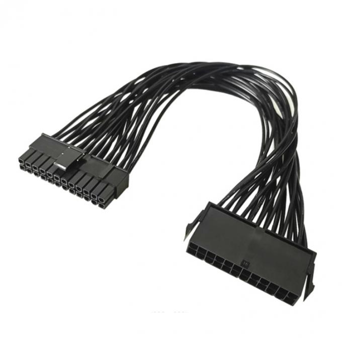 Cable de extensión de suministro de energía ATX de 24 pines para placa base de computadora 0