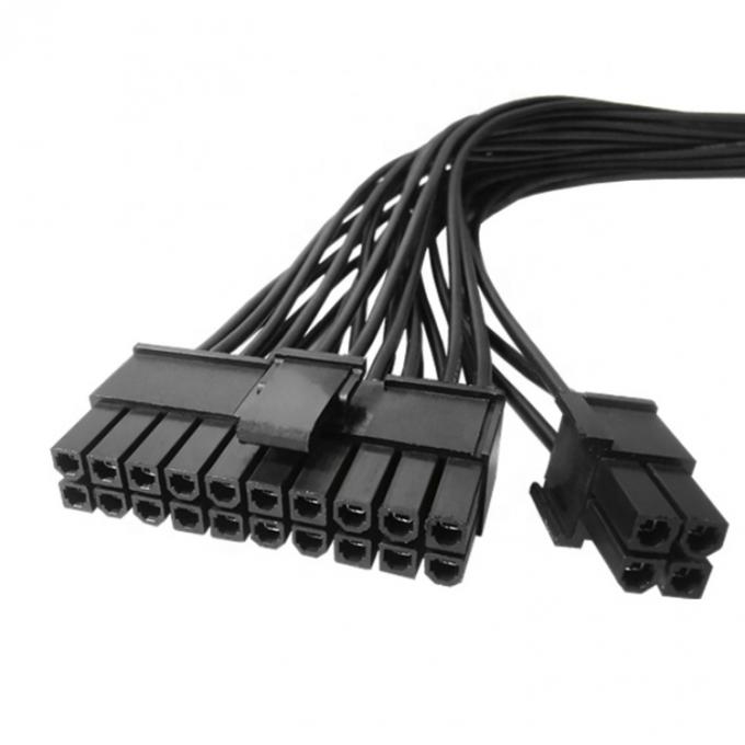 Cable de extensión de suministro de energía ATX de 24 pines para placa base de computadora 4