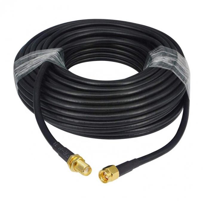 Hombre a Hembra RG174 RG178 RG316 RG58 ensamblaje RF Jumper Antena Cable coaxial 3