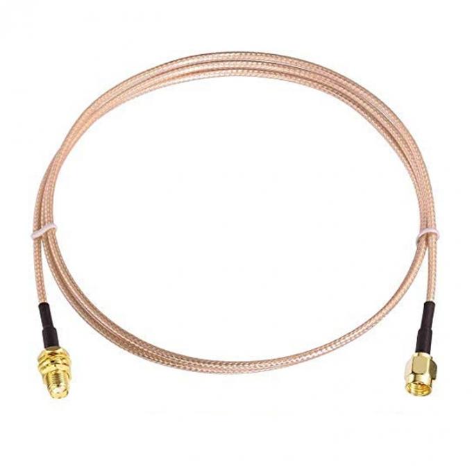 Conectores de adaptador de RF de RG 174 SMA masculino a SMA femenino de ensamblaje Jumper 7