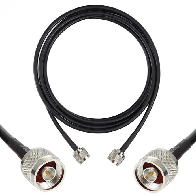Cable coaxial de RF de baja pérdida personalizado N macho enchufe a N macho conector TNC para GPS Wifi RF radio antena 4