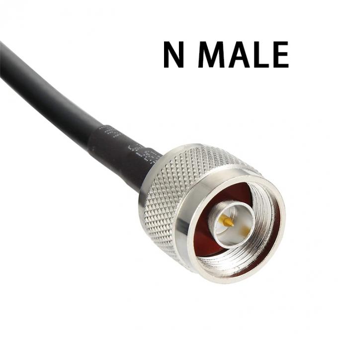 Cable coaxial de RF de baja pérdida personalizado N macho enchufe a N macho conector TNC para GPS Wifi RF radio antena 3