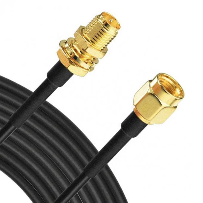 Conectores de adaptador RF de RG 174 SMA masculino a SMA femenino 2