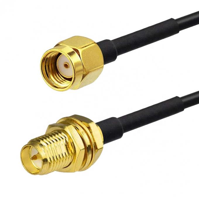 Conectores de adaptador RF de RG 174 SMA masculino a SMA femenino 5