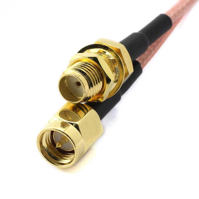 RG316 RF coaxial SMA Hombre a SMA Conector Jumper Hembra Antenna Extensor Cable de extensión para Wifi Radio GPS 2