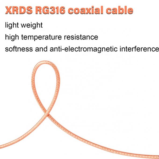 RG316 RF coaxial SMA Hombre a SMA Conector Jumper Hembra Antenna Extensor Cable de extensión para Wifi Radio GPS 3