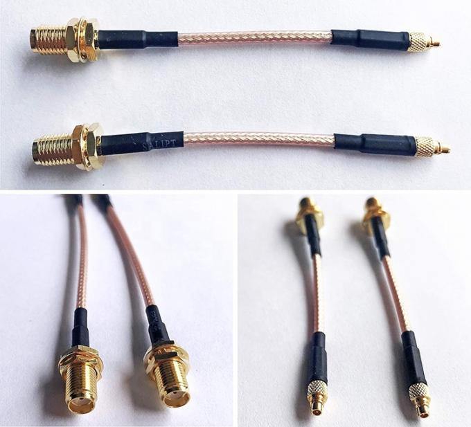 RG316 Pigtail SMA Femenino a recto MMCX Hombre Cable de extensión de antena coaxial RF 0