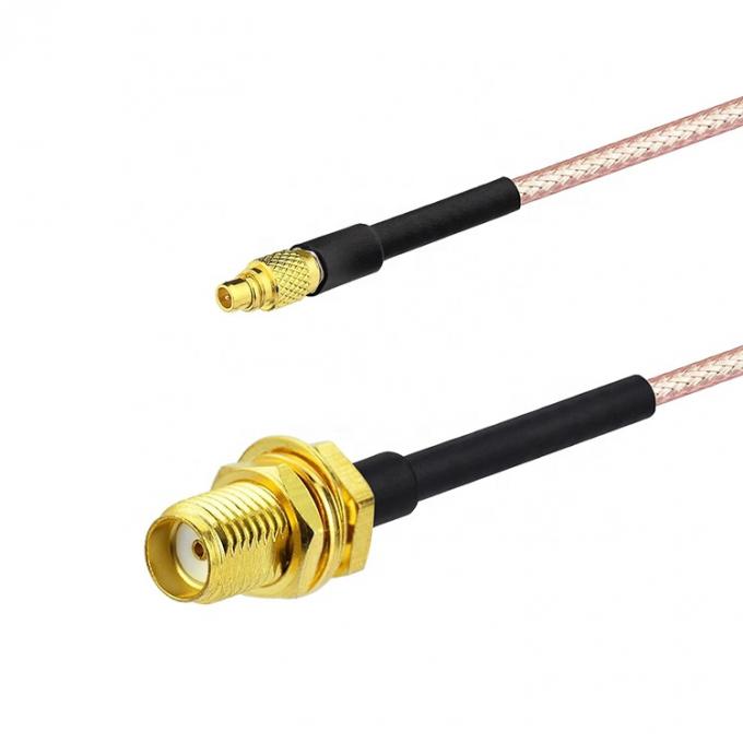 RG316 Pigtail SMA Femenino a recto MMCX Hombre Cable de extensión de antena coaxial RF 2