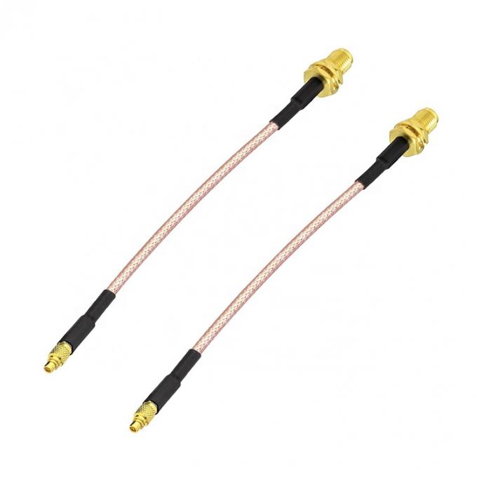 RG316 Pigtail SMA Femenino a recto MMCX Hombre Cable de extensión de antena coaxial RF 4