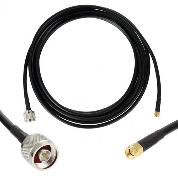 Antenna personalizada SMA macho a N Tipo de cola de cerdo Cable de extensión coaxial RF para antena Wifi GPS 0