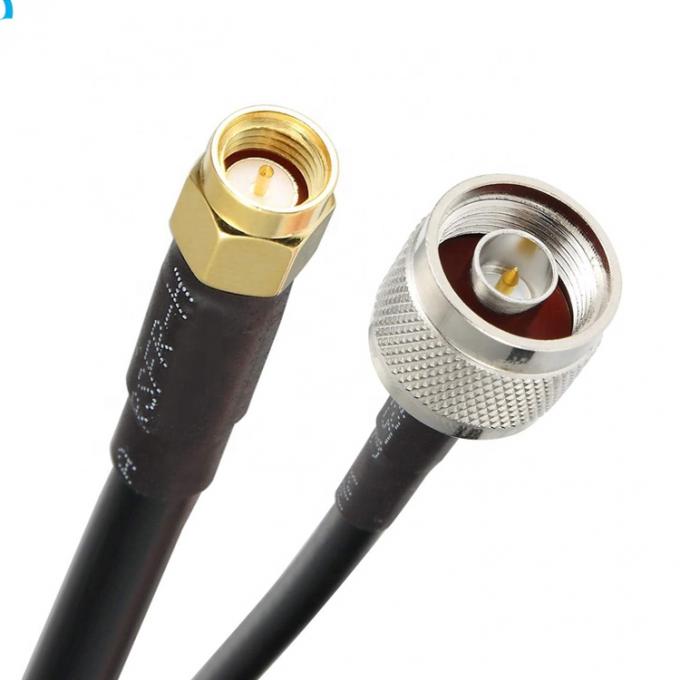 Antenna personalizada SMA macho a N Tipo de cola de cerdo Cable de extensión coaxial RF para antena Wifi GPS 1